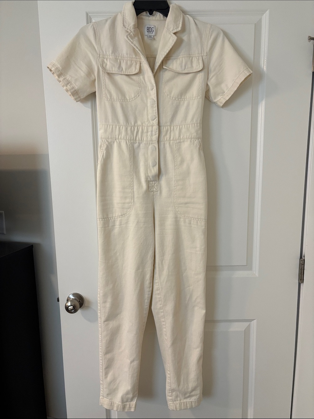 BDG Urban Outfitter Cream Jumpsuit